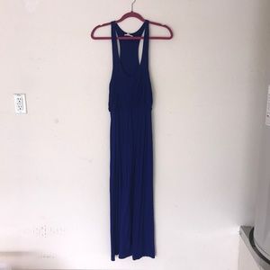 Racerback maxi t-shirt dress